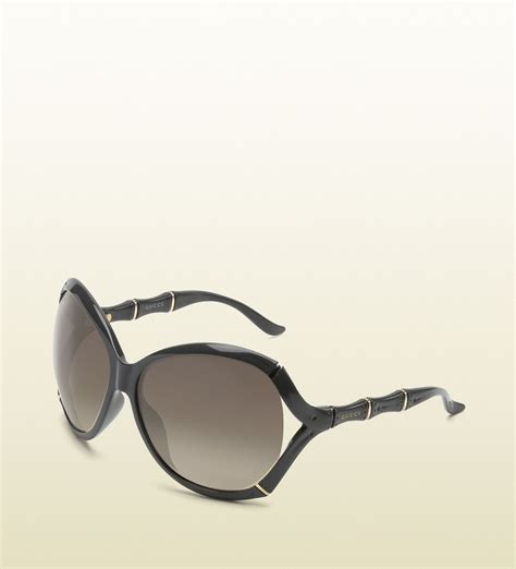 gucci oversized bamboo sunglasses|gucci sunglasses at sunglass hut.